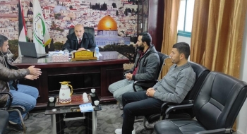 نيابة الوسطى الجزئية تستقبل وفد الإدارة العامة للأدلة الجنائية بالمحافظة الوسطى