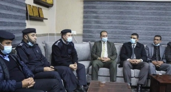 رئيس نيابة الوسطي  يناقش مع مدير شرطة المحافظة تعزيز سيادة القانون ومكافحة الجريمة
