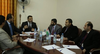 النائب العام المستشار/ ضياء الدين المدهون، يلتقي برئيس وأعضاء نيابة محافظة الوسطى