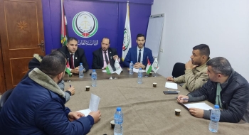 نيابة الوسطى الجزئية تجتمع مع مباحث الجرائم الإلكترونية في المحافظة الوسطى