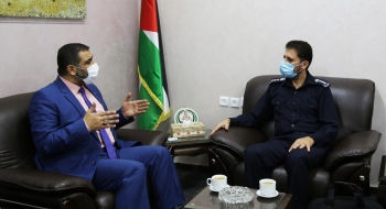 النائب العام يستقبل مدير الشرطة القضائية في مكتبه لتعزيز تيسير الخدمات العدلية