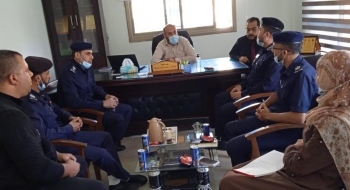 ️نيابة غزة الدائرة الثالثة تعقد اجتماعاً مع شرطة البلدية في المحافظة
