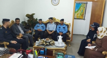 نيابة خانيونس الجزئية تبحث سبل التعاون المشترك مع الشرطة المجتمعية بخان يونس