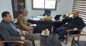 نيابة غزة الجزئية الثالثة تستقبل مدير عام الإدارة العامة لشؤون العشائر ورجال الإصلاح