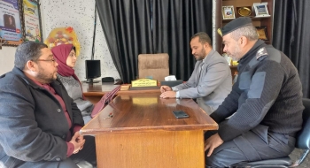 نيابة رفح الجزئية تعقد زيارة تعاونية لإدارة الشرطة البحرية