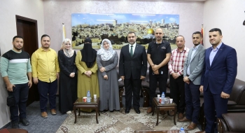 النائب العام يستقبل وفداً من كتلة الصحفي الفلسطيني، ويؤكد على أهمية الإعلام، ودوره الوطني في تأسيس مجتمع متماسك