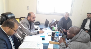 نيابة جرائم الأموال والمؤسسات تستقبل وفداً من مباحث غزة