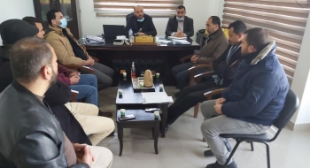  نيابة غزة الجزئية الثالثة تجتمع مع اللجنة المشكلة من الأمانة العامة لمكافحة ظاهرة نقاط الغاز العشوائية