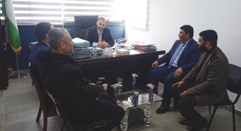 مدير نيابة خانيونس الكلية يعقد اجتماعه الأول بحضور أعضاء النيابة ورئيس القلم