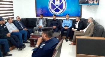 رئيس نيابة رفح الكلية  ومدير شرطة المحافظة يؤكدان على تعزيز التعاون الاجرائي لتحقيق  العدالة الناجزة