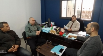 نيابة خانيونس الجزئية تستقبل نائب رئيس بلدية خانيونس