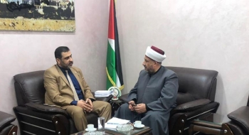 النائب العام المستشار ضياء الدين المدهون يستقبل في مكتبه