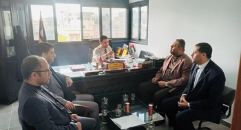 التفتيش القضائي يجتمع مع نيابتي خانيونس الجزئية والكلية