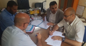 نيابة تنفيذ الاحكام تتفقد مركز تأهيل و اصلاح رفح