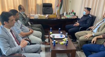 نيابة تنفيذ الأحكام وقيادة الشرطة الفلسطينية تؤكدان تعزيز التعاون الاجرائي فى تنفيذ الأحكام الجزائية