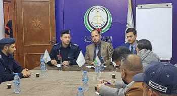 نيابة الوسطى الجزئية تجتمع مع ضباط الشرطة القضائية