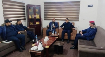 نيابة شمال غزة الجزئية تُجري زيارة لمركز شرطة معسكر جباليا