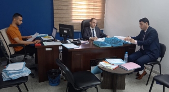  التفتيش القضائي يبدأ في إجراء معايشة لأعضاء النيابة المحقّقين في  نيابتَي رفح والشمال الجزئية
