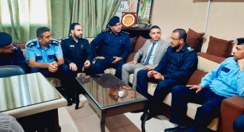 مدير نيابة غزة الأولي ومدير  شرطة التفاح  يؤكدان على تعزيز سيادة القانون ومكافحة الجريمة وترسيخ الاستقرار المجتمعي