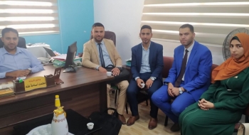  نيابة الوسطى الجزئية تستقبل وفداً من نقابة المحامين في المحافظة الوسطى
