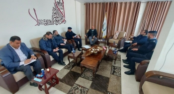  نيابة غزة الجزئية الثالثة تستقبل وفداً من مفتشي التحقيق في المراكز الشرطية بالمحافظة