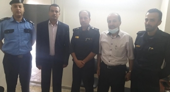 وكيل نيابة المرور بغزة ومفتش تحقيقات الحوادث يؤكدان على  تجويد وحسن ادارة الملف الجزائي والتشدد مع  المستببن بالحوادث المرورية الخطرة