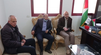 رئيس نيابة خانيونس يستقبل رئيس بلدية القرارة ويؤكد على التعاون لتحقيق المصلحة العامة وخدمة الجمهور