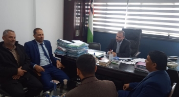 مدير نيابة خانيونس الكلية يعقد اجتماعه الأول مع أعضاء النيابة ورئيس قلمها
