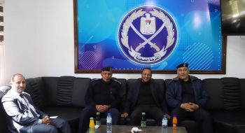 نيابتَا رفح الكلية والجزئية تُجريان زيارة تعاونية لقيادة شرطة محافظة رفح
