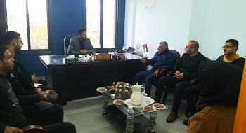 إدارة مكافحة المخدرات تكرم أعضاء نيابة خانيونس الجزئية