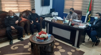 نيابة رفح  الجزئية تعقد لقاء تدريباً عن الضبطية القضائية  لضباط  الدفاع المدني.