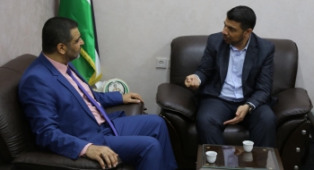 النائب العام يستقبل رئيس بلدية جباليا النزلة ويؤكد على التعاون لتحقيق المصلحة العامة وخدمة الجمهور