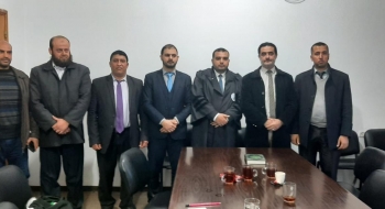 نيابة خانيونس الكلية تعقد اجتماعاً مع محكمة صلح خانيونس