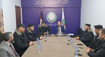 نيابة الوسطى الجزئية تستقبل وفداً من الدفاع المدني في المحافظة الوسطى