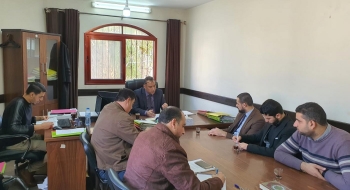 نيابة شمال غزة الجزئية تُجري زيارة لمحكمة بداية شمال غزة
