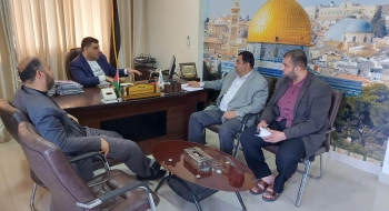  نيابة غزة الكلية تعقد اجتماعاً مع رئيس نيابة غزة الجزئية الثالثة لتعزيز العلاقة التكاملية بينهما