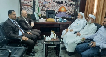 نيابة الوسطي الجزئية تستقبل نواب المجلس التشريعي الفلسطيني في محافظة الوسطي