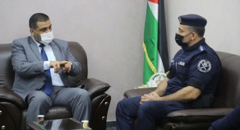 النائب العام يستقبل مدير عام وضباط الادارة العامة لشرطة المرور