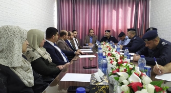 نيابتي غزة الجزئية الأولي والثانية تجريان زيارة تعاونية لقيادة شرطة محافظة غزة