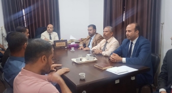 نيابة الوسطى الكلية تعقد اجتماعاً مع محكمة صلح وبداية الوسطى لتعزيز التعاون المشترك