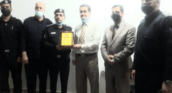 مجمع سرايا نيابة خانيونس تستقبل  محافظ خانيونس ومجلس قيادة الشرطة بالمحافظة