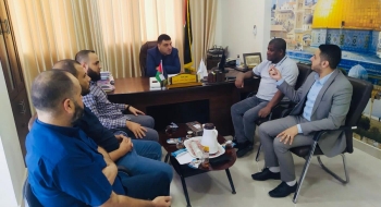 في إطار تضافر الجهود بين شركاء العدالة...نيابة غزة الكلية ونيابة غزة الجزئية الأولى تجتمعان مع المباحث العامة بمحافظة غزة