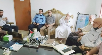 مدير نيابة خانيونس الجزئية  يستقبل وفدا من المجلس التشريعي الفلسطيني