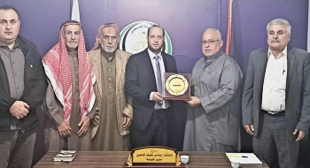 نيابة الوسطى الجزئية تستقبل لجنة الإصلاح وشئون العشائر في المحافظة الوسطى