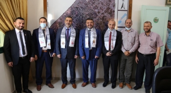 النائب العام يناقش مع رئيس بلدية دير البلح تعزيز التعاون وتيسير خدمات المواطنين وتحقيق المصلحة العامة 
