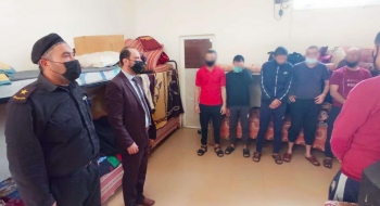 وكيل نيابة شمال غزة الكلية يناقش مع مدير عام مراكز الاصلاح والتأهيل  محددات الاجازات البيتية للنزلاء