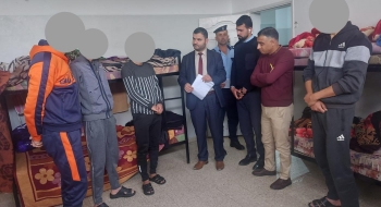 نيابة خانيونس الجزئية تُجري جولة مناوبة على المراكز الشرطية في محافظة خانيونس ثالث أيام عيد الفطر السعيد