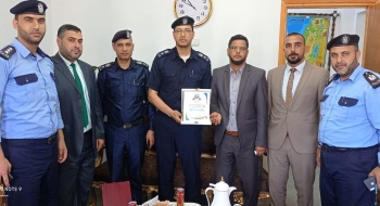  *نيابة خانيونس الجزئية تستقبل وفداً من قيادة مركز غرب خانيونس*