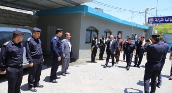 خلال زيارة لمركز شرطة جباليا النزلة..النائب العام يؤكد على الدور التكاملي بين النيابة العامة وجهات إنفاذ القانون