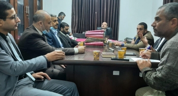 نيابتا الوسطى الجزئية والكلية تعقدان اجتماعاً مع محكمة البداية والصلح
